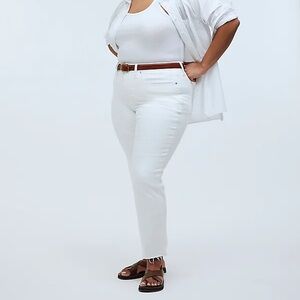 Madewell plus curvy perfect vintage crop jean